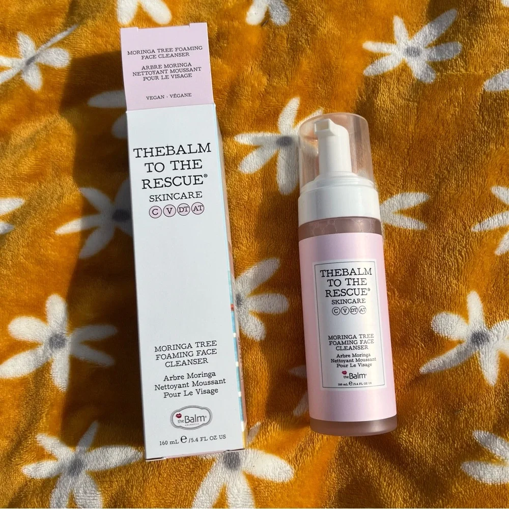 New NIB theBalm Moringa Tree Foaming Cleanser To The Rescue Skincare